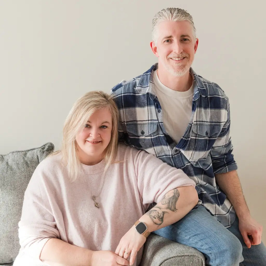 Tina and Apostolos sitting together